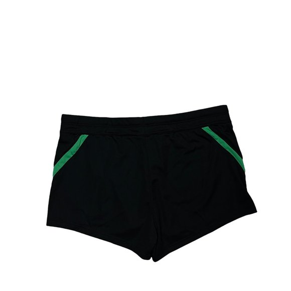 NWT Women's Nike Infiknit DRI-FIT Shorts - Small - Black / Green - Picture 2 of 4